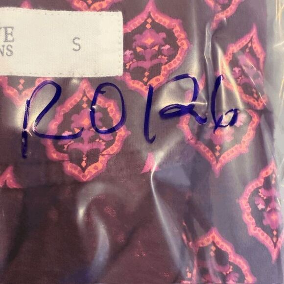 Carve Designs Organic Cotton Tank Top Purple Pink Medallion Print Size Small - Picture 8 of 8